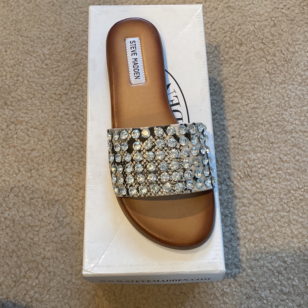 Steve Madden Firework Snake Sandals, size 8.0